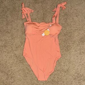 Citrine Swimwear India one piece swimsuit‎ salmon pink size M NEW